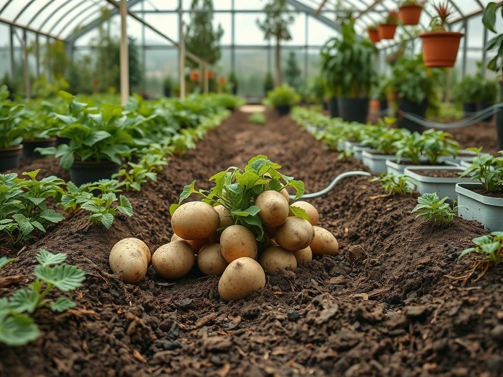 Digging Maincrop Potatoes