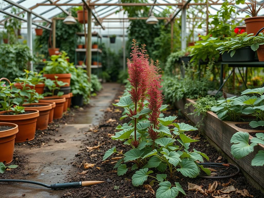 Harvesting Garden Amaranth