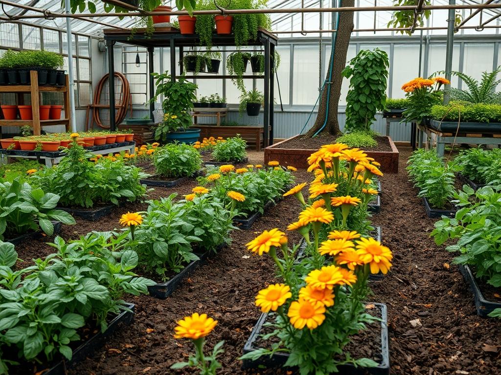 Harvesting Garden Calendula