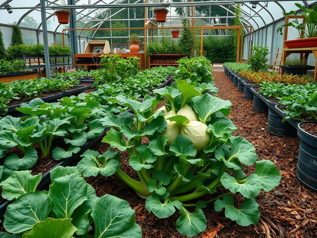 Harvesting Garden Cardoon