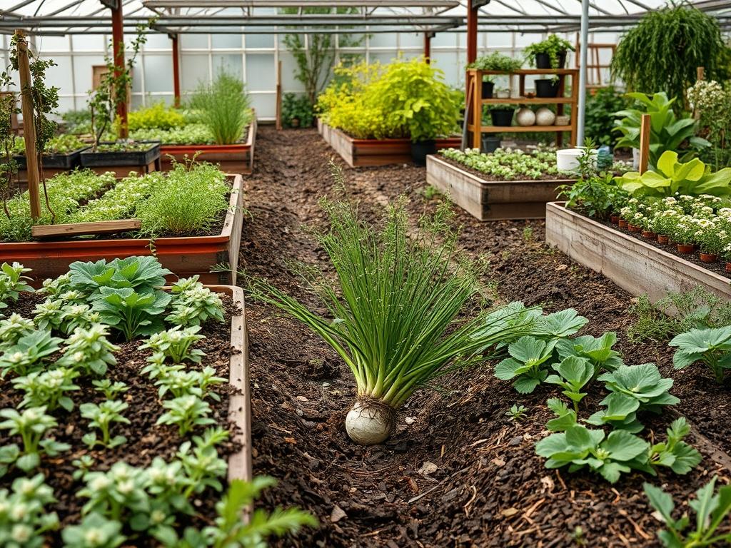 Harvesting Garden Fennel