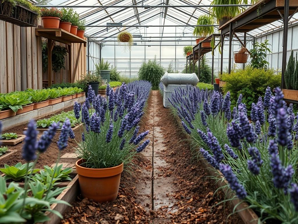 Harvesting Garden Lavender
