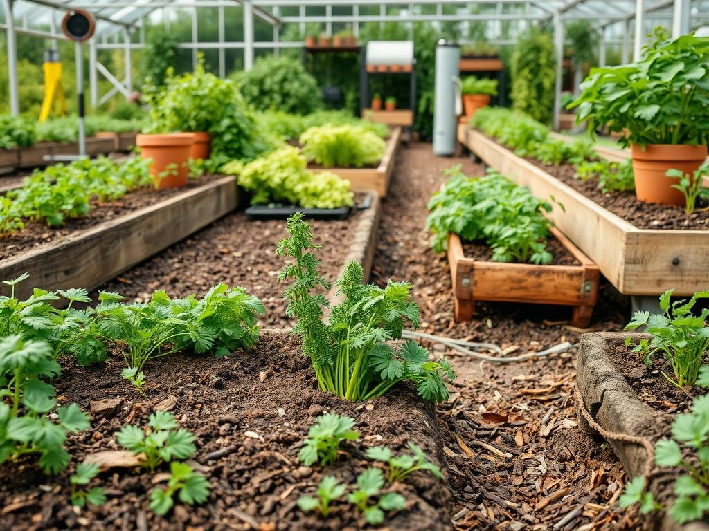 Harvesting Garden Parsley