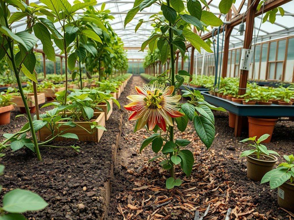Harvesting Garden Passion Fruit