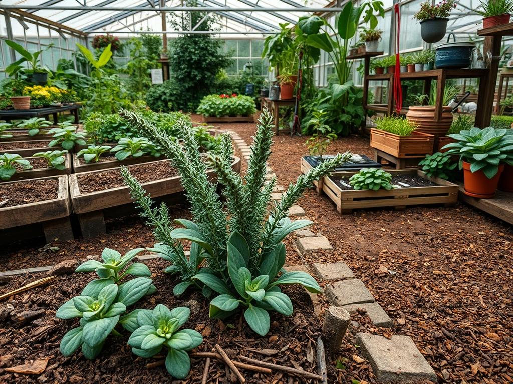 Harvesting Garden Sage