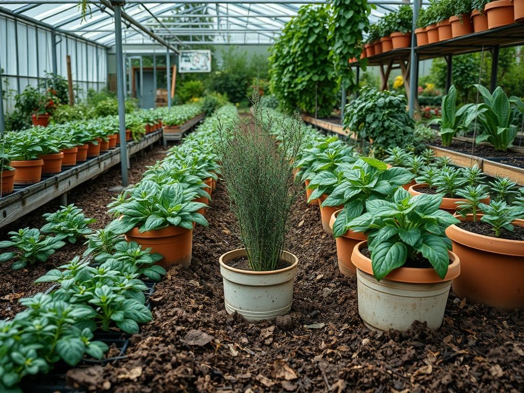 Harvesting Garden Savory