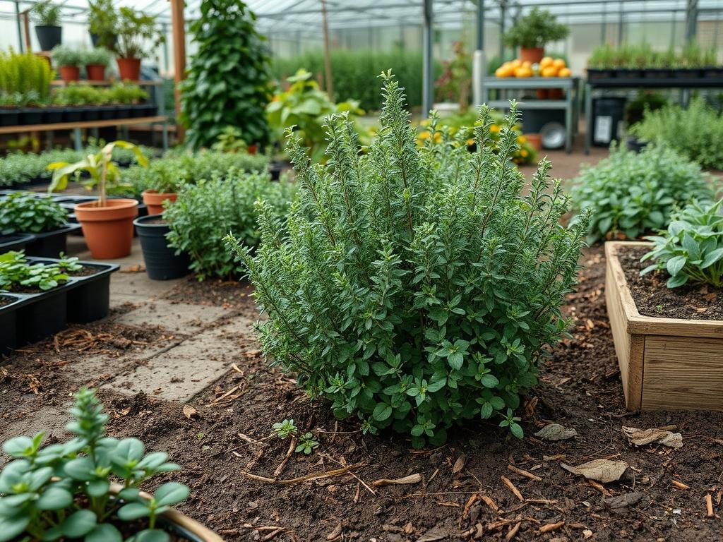 Harvesting Garden Thyme