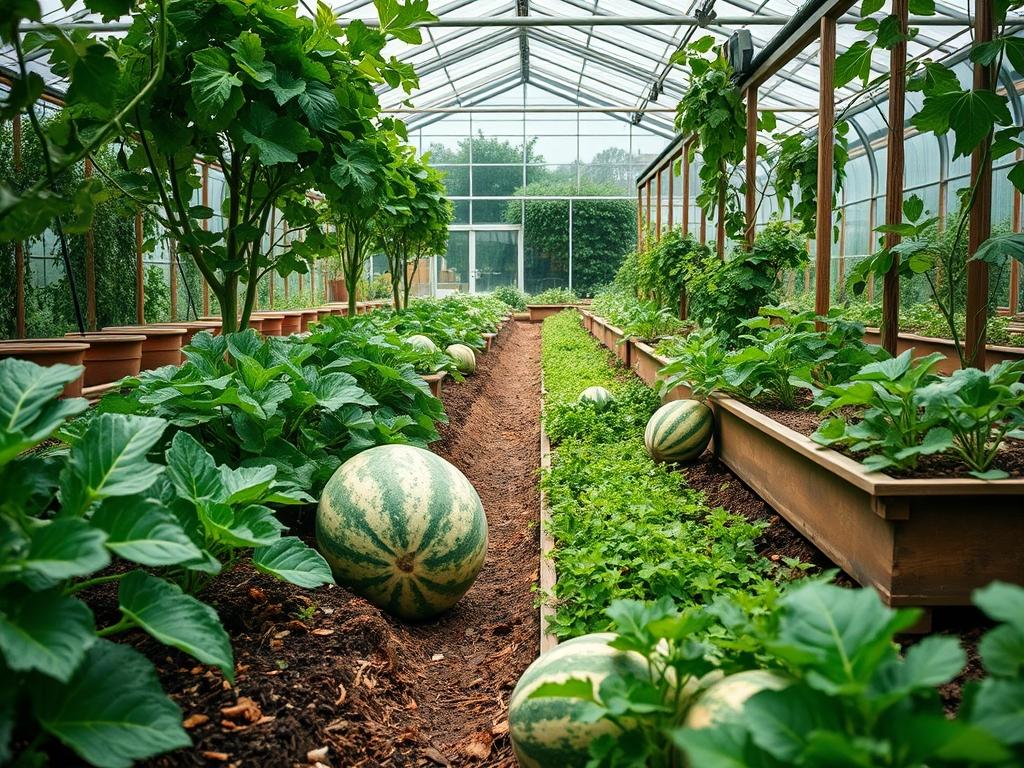 Harvesting Homegrown Watermelon