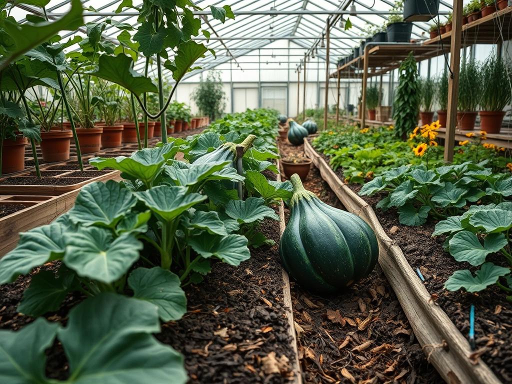 Harvesting Winter Squash