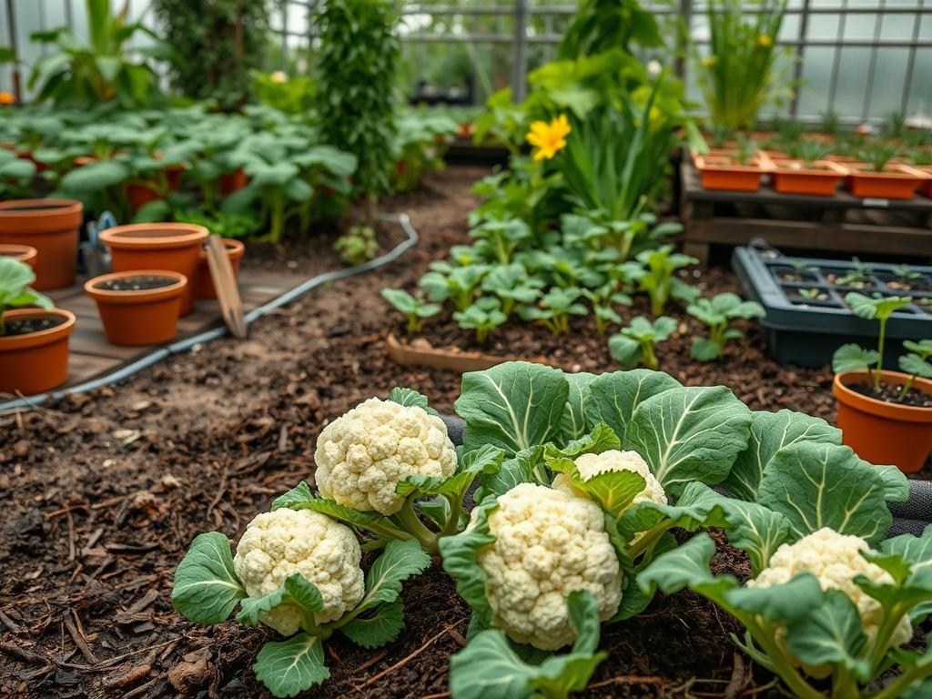 Picking Cauliflower Curds