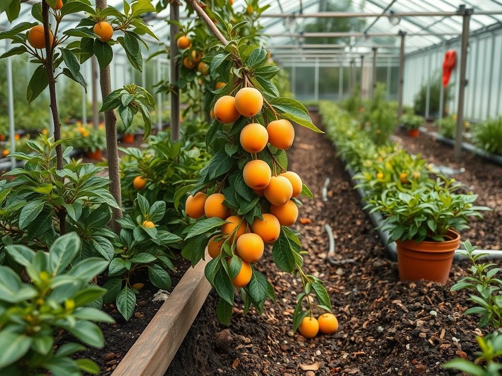 Picking Fresh Apricots