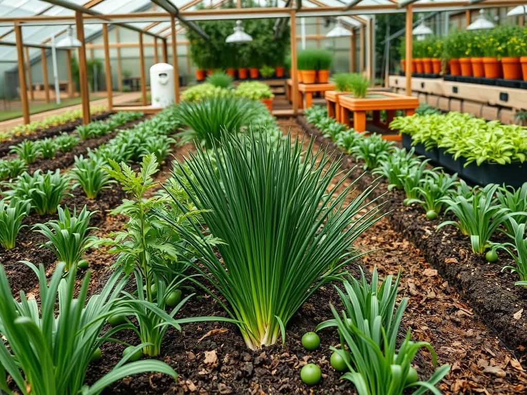 Picking Fresh Chives