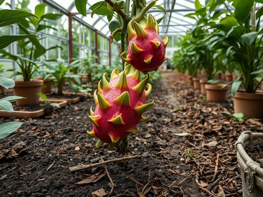 Picking Fresh Dragon Fruit