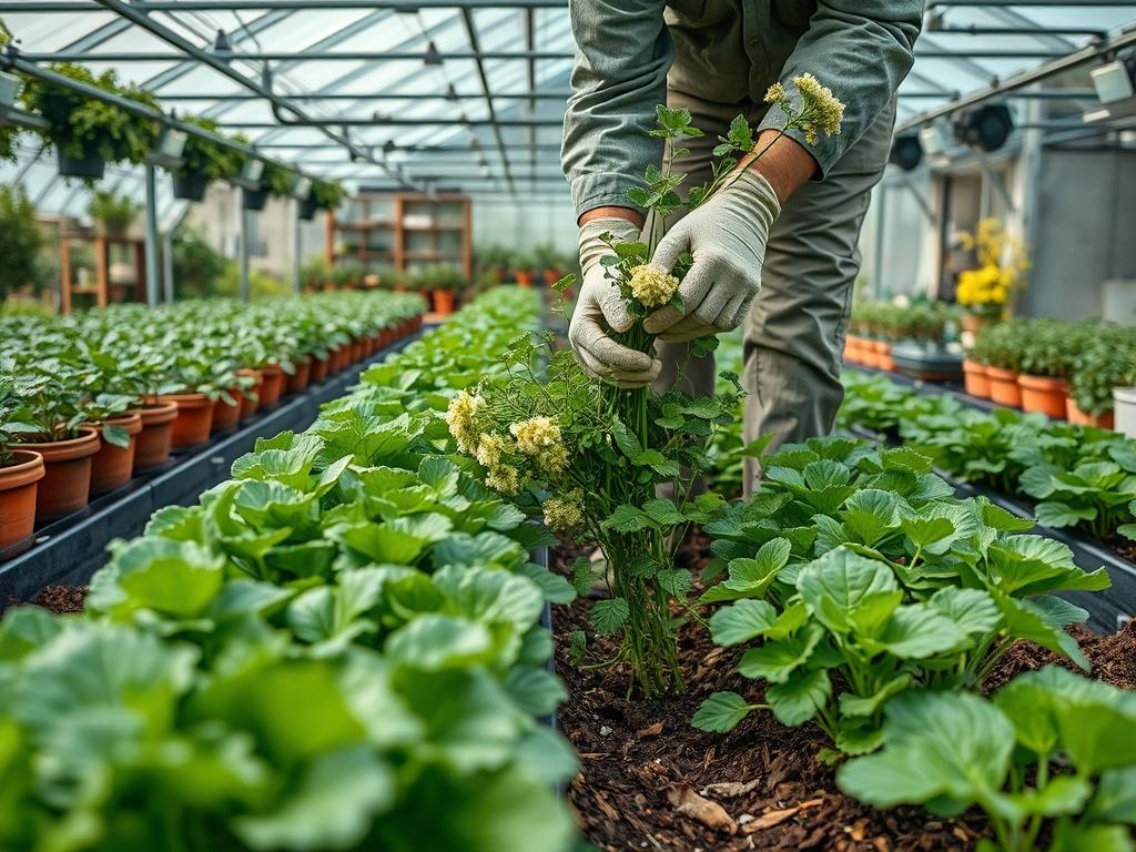 Picking Fresh Lovage