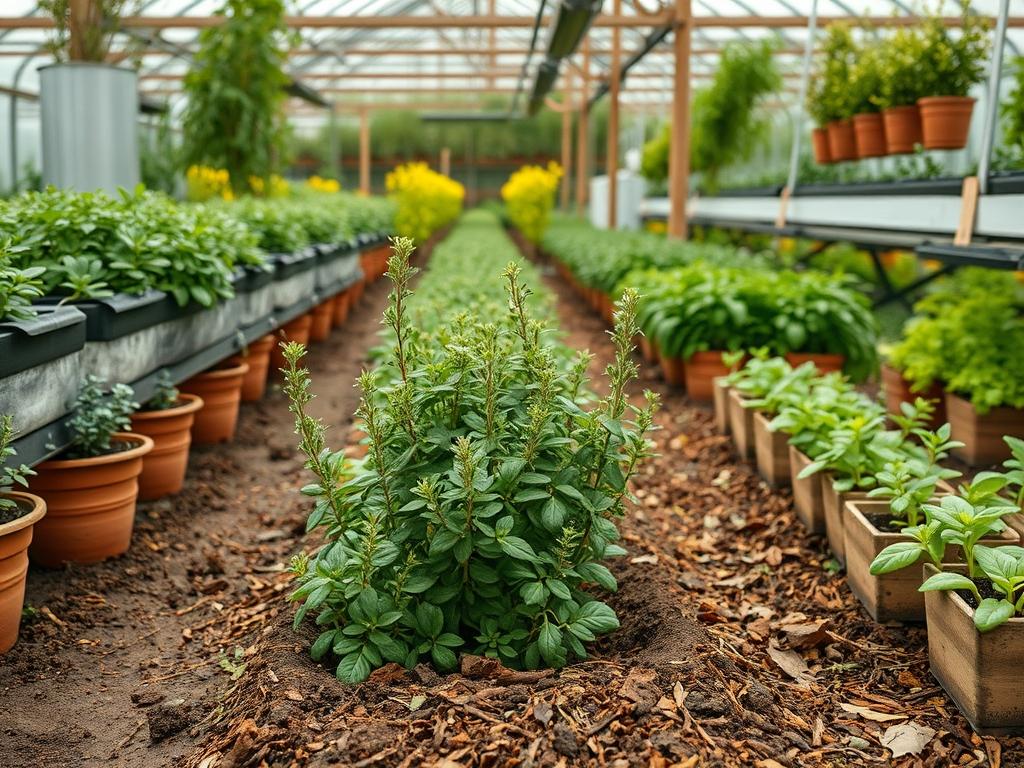 Picking Fresh Marjoram