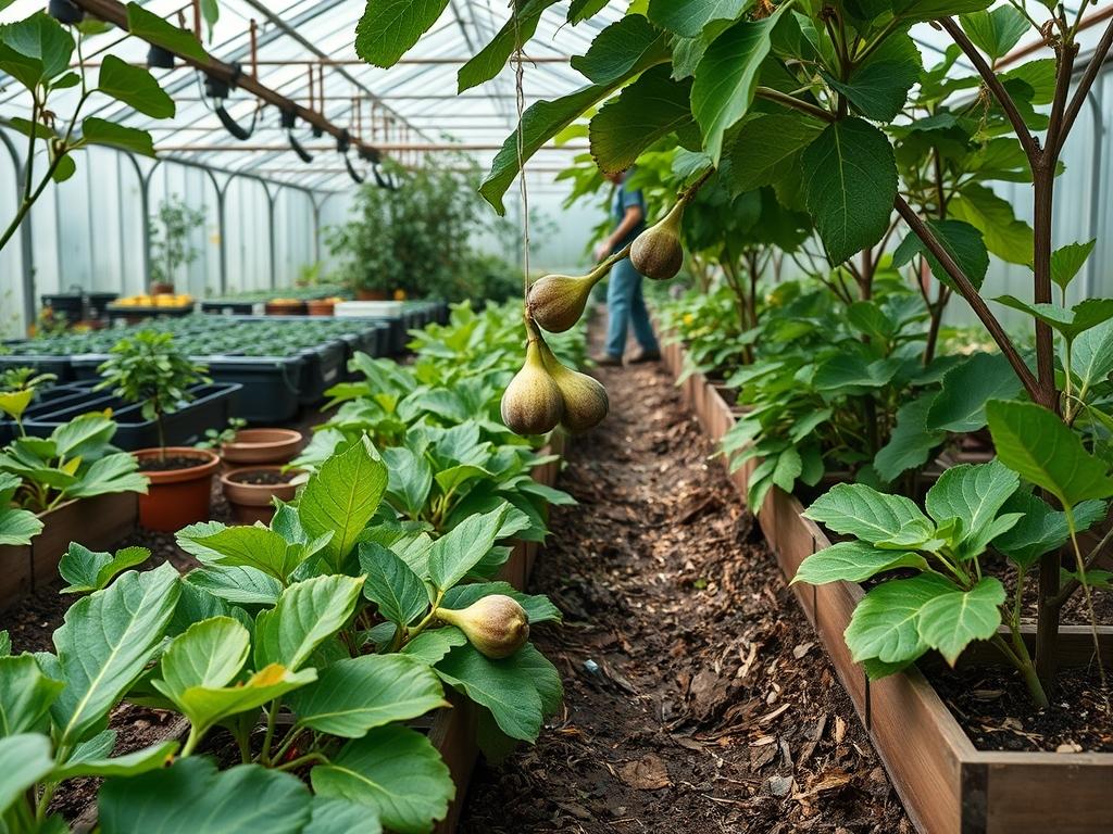 Picking Garden Figs