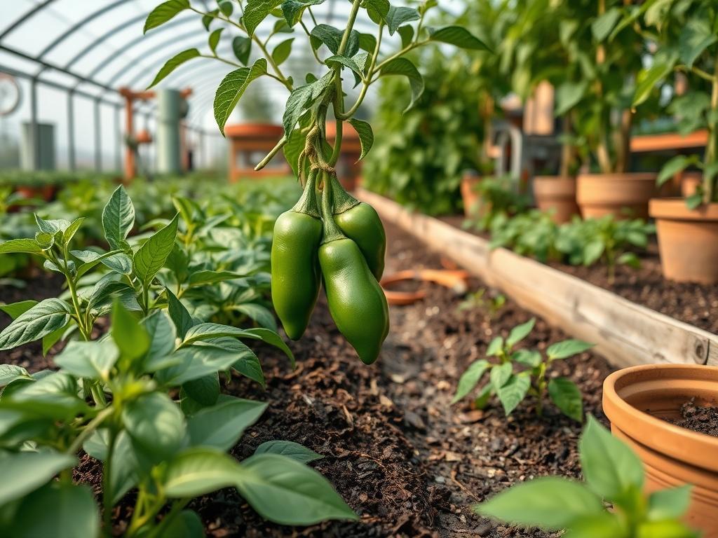 Picking Jalapeno Peppers