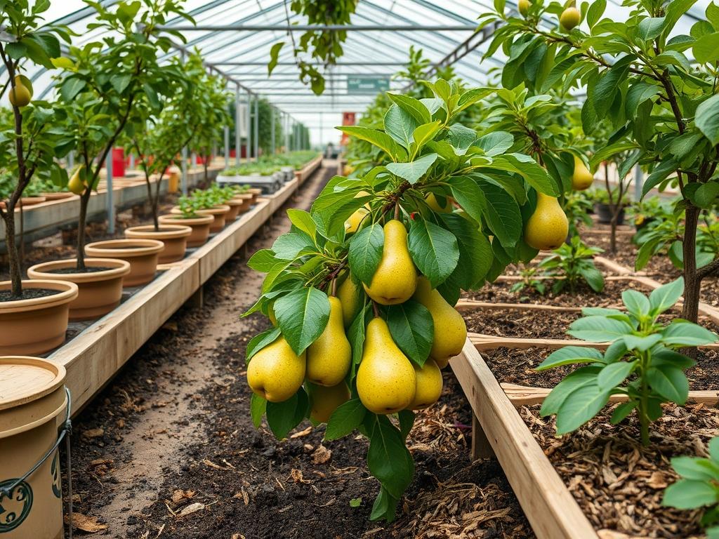 Picking Ripe Pears