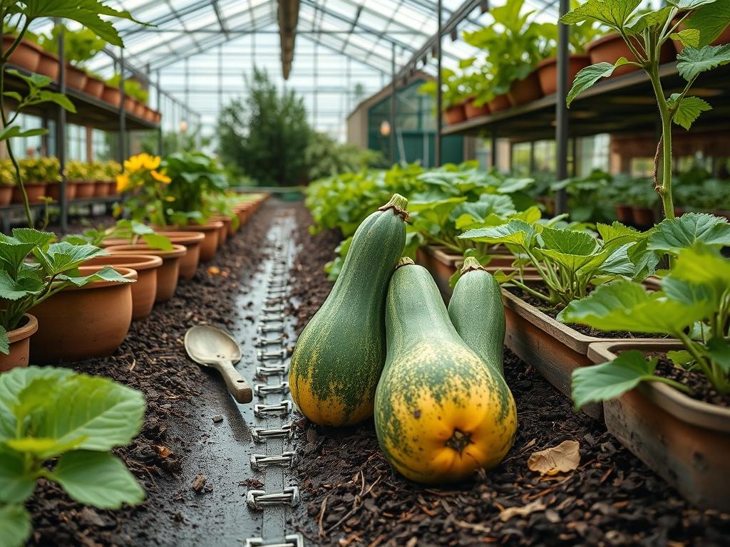 Picking Summer Squash