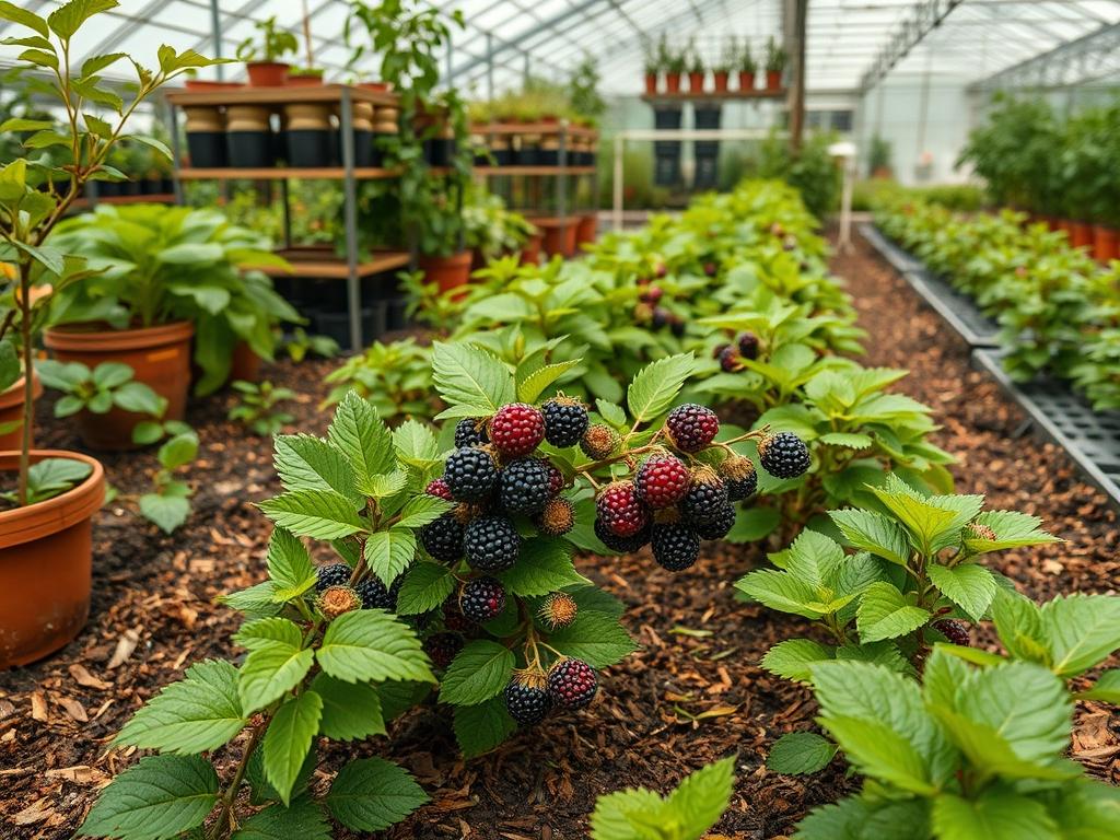 Harvesting Garden Buffaloberries