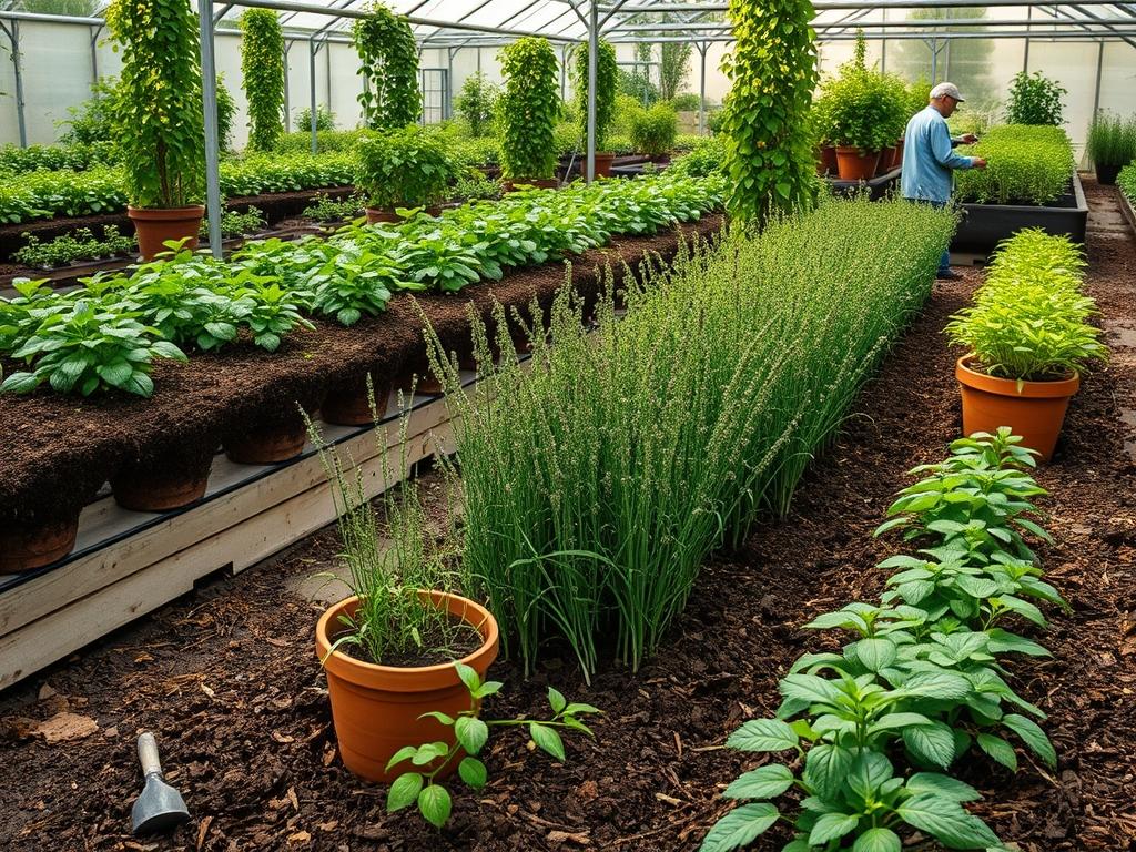 Harvesting Garden Chia