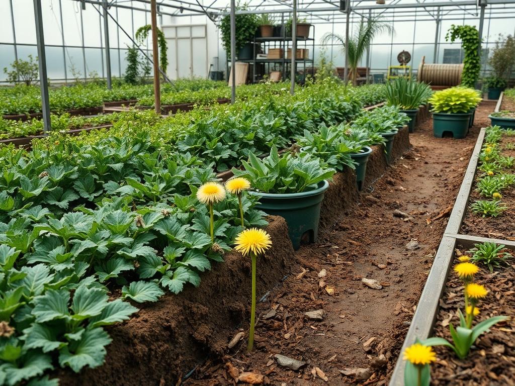 Harvesting Garden Dandelion