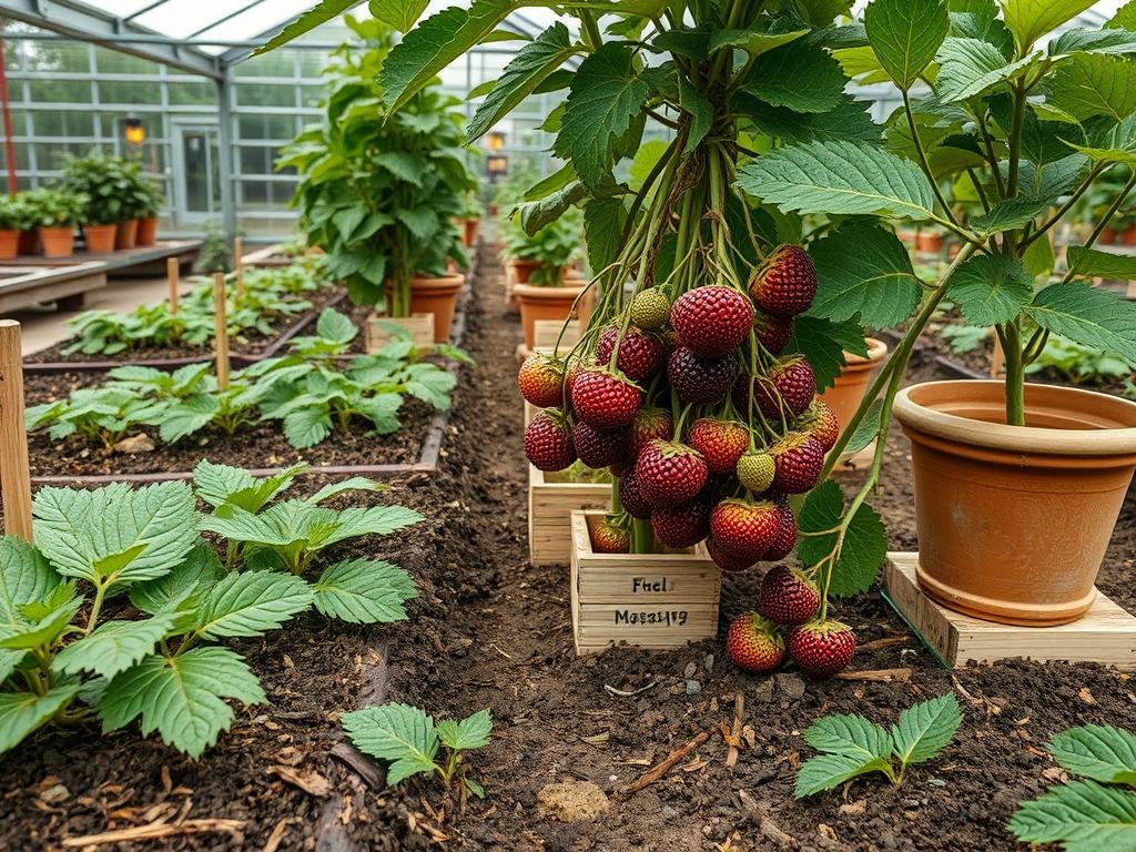 Harvesting Garden Gooseberries