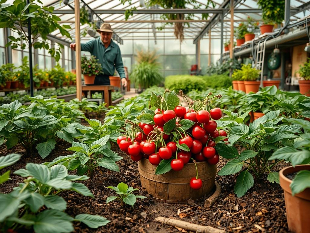 Harvesting Garden Ground Cherries