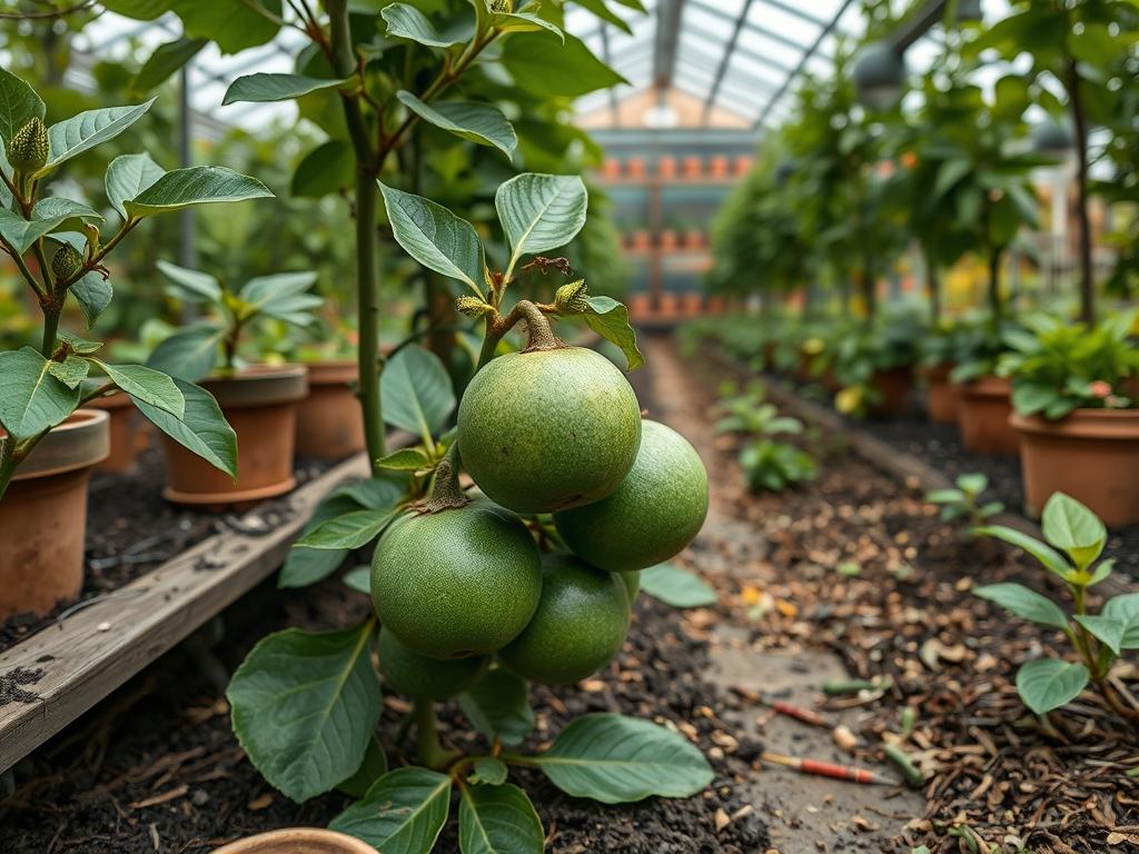Harvesting Garden Guavas