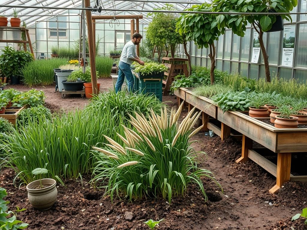 Harvesting Garden Heirloom Grains