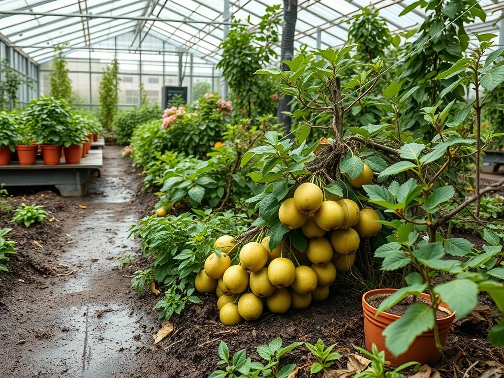 Harvesting Garden Medlars