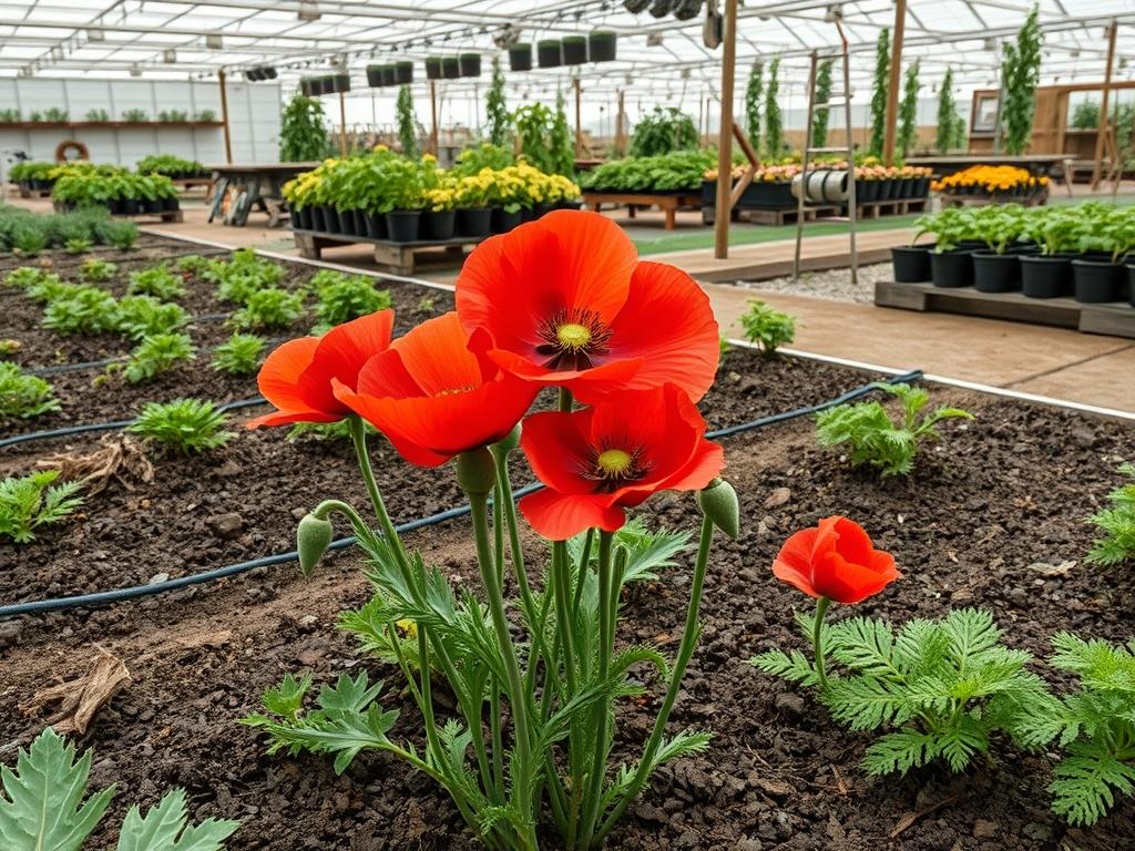 Harvesting Garden Poppy Pods