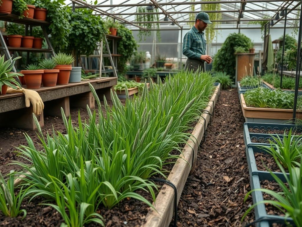 Harvesting Garden Rye
