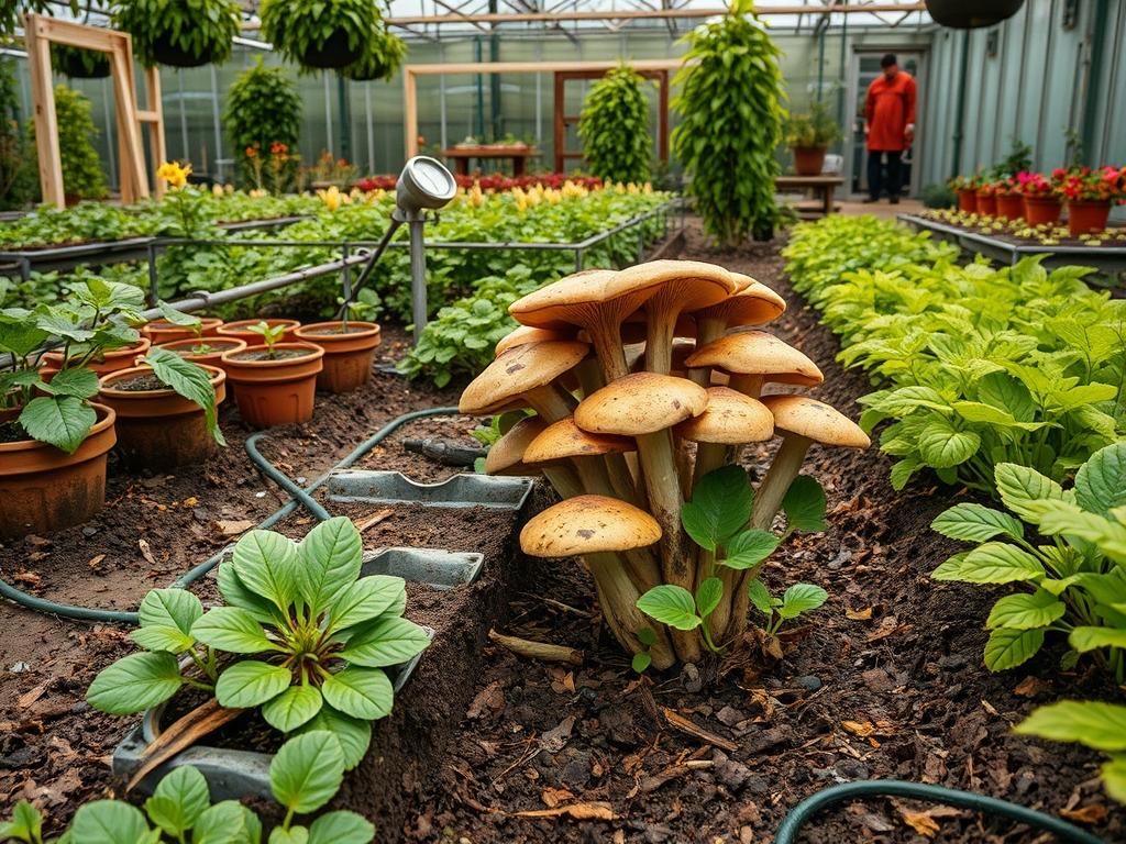 Harvesting Garden Shiitakes