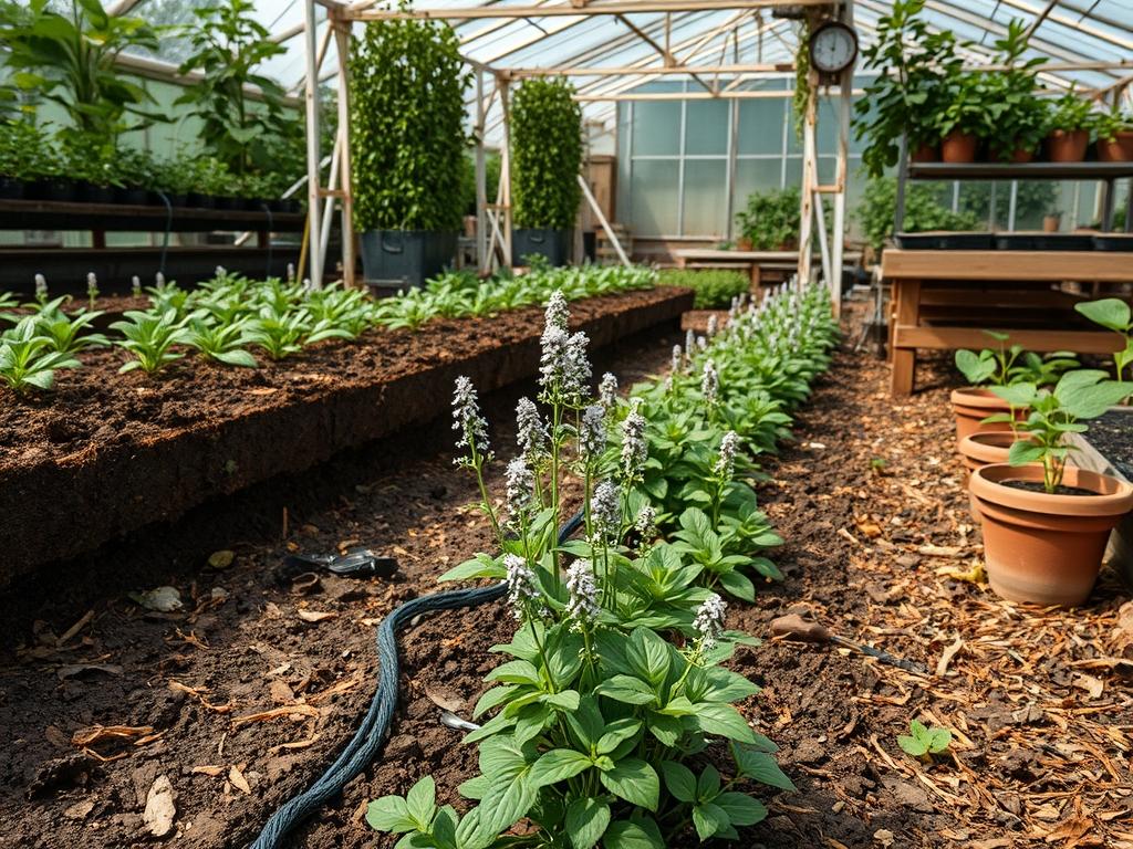 Harvesting Garden Statice