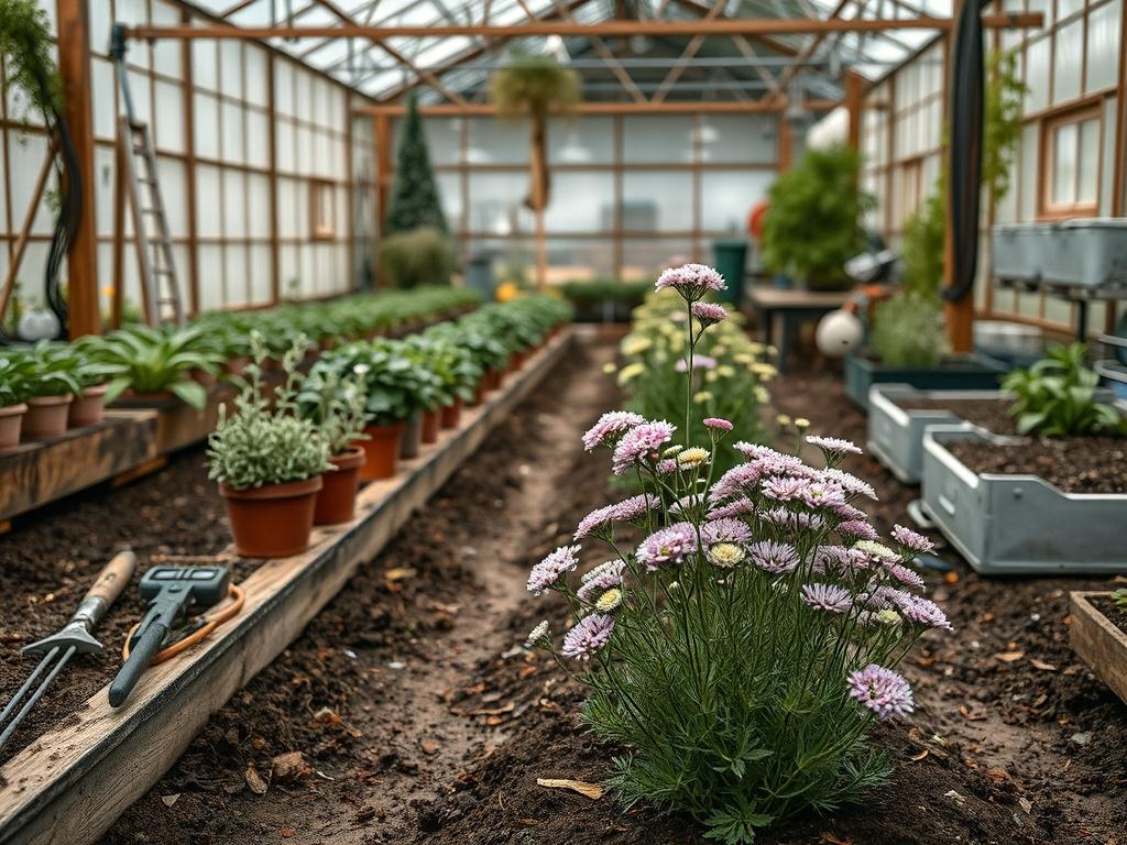 Harvesting Garden Yarrow