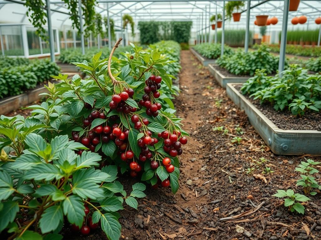 Picking Fresh Chokecherries