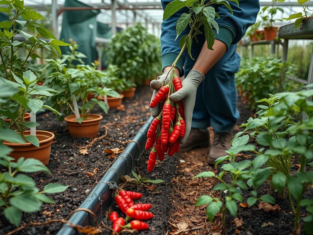 Picking Fresh Goji Berries