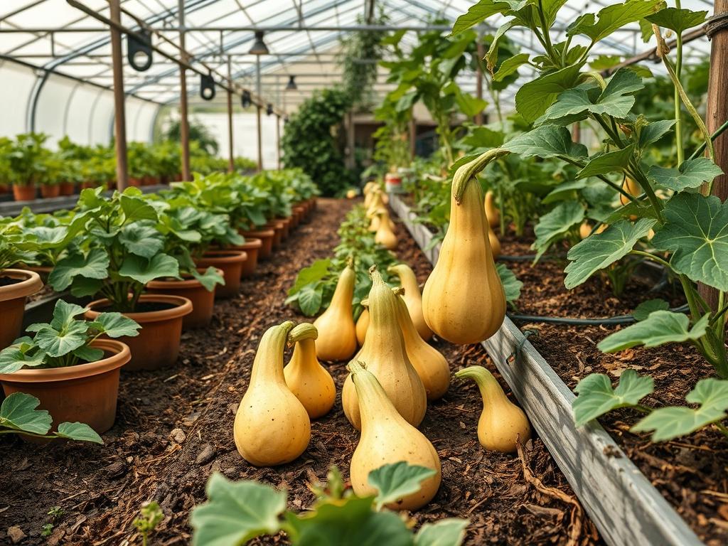 Picking Fresh Gourds