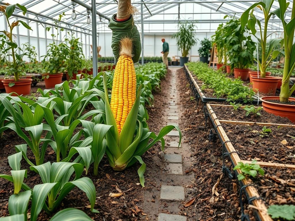 Picking Ripe Dent Corn