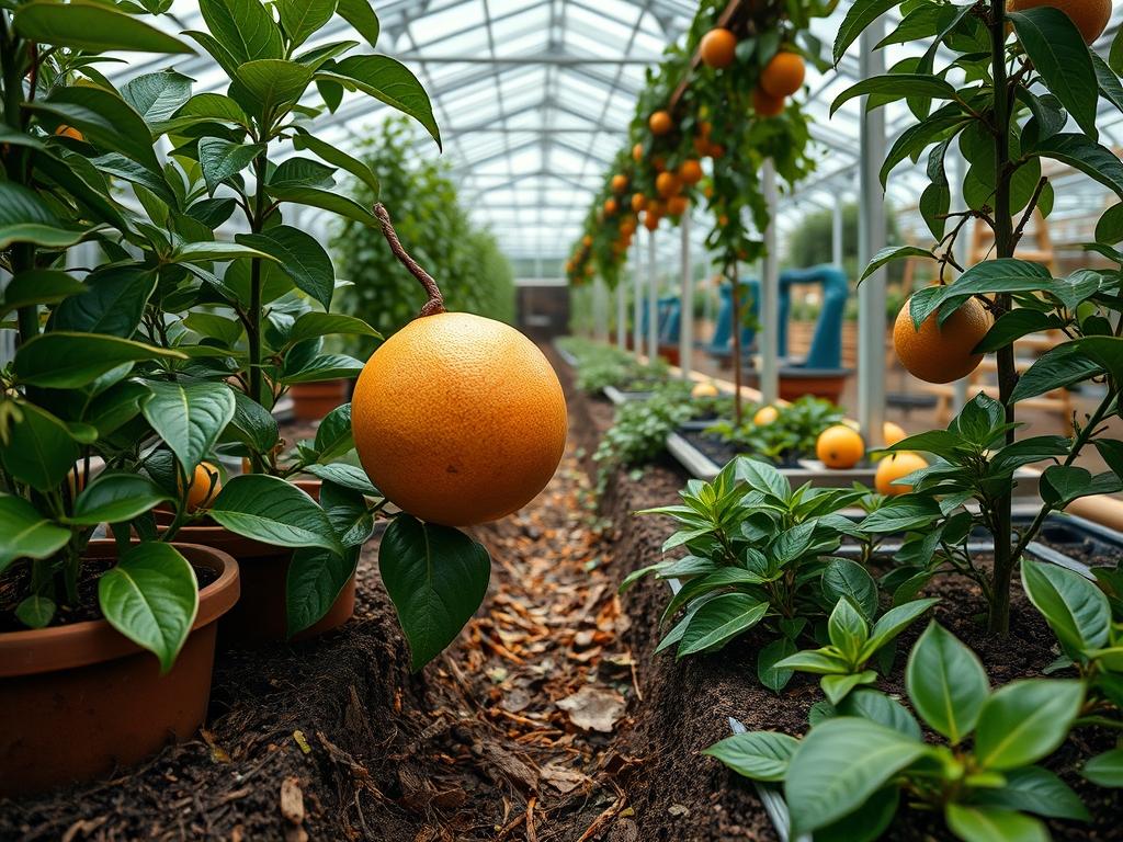 Picking Ripe Grapefruit