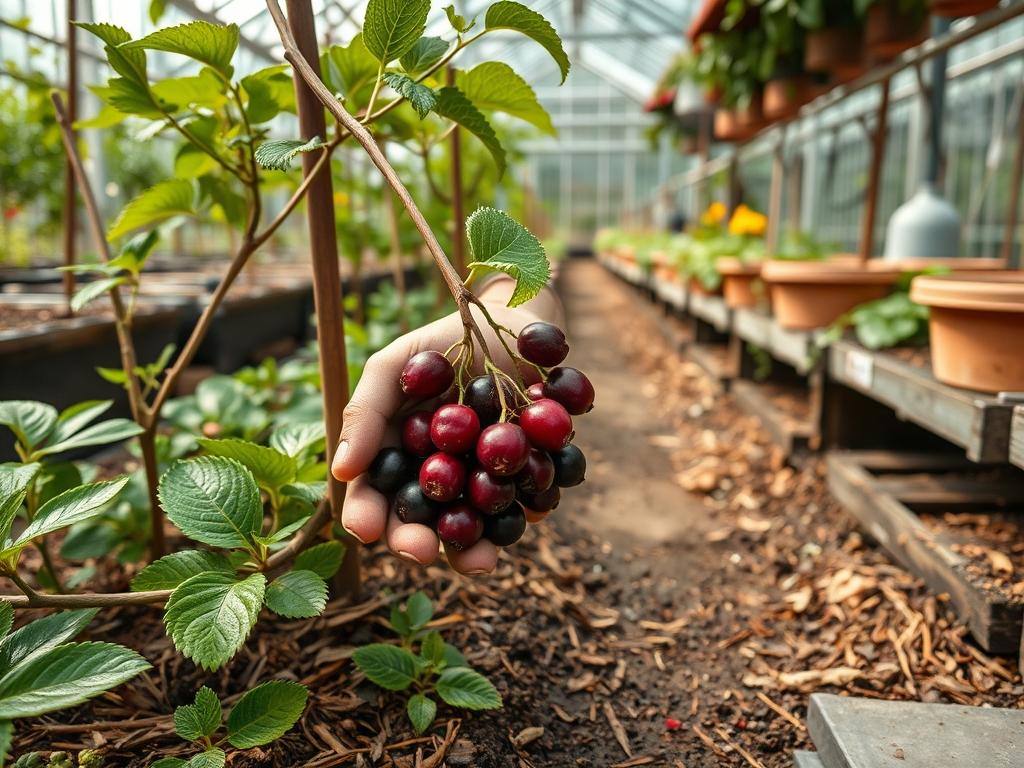 Picking Ripe Juneberries