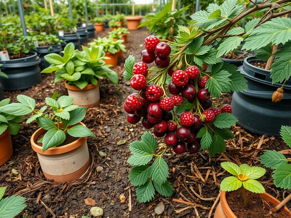 Picking Ripe Loganberries