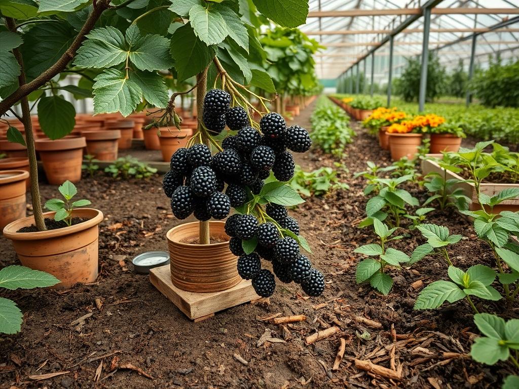Picking Ripe Mulberries